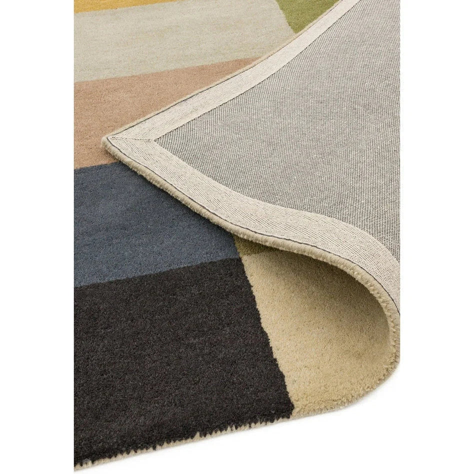 Modern Geometric Hand-Tufted Rug -Bisha Rugs
