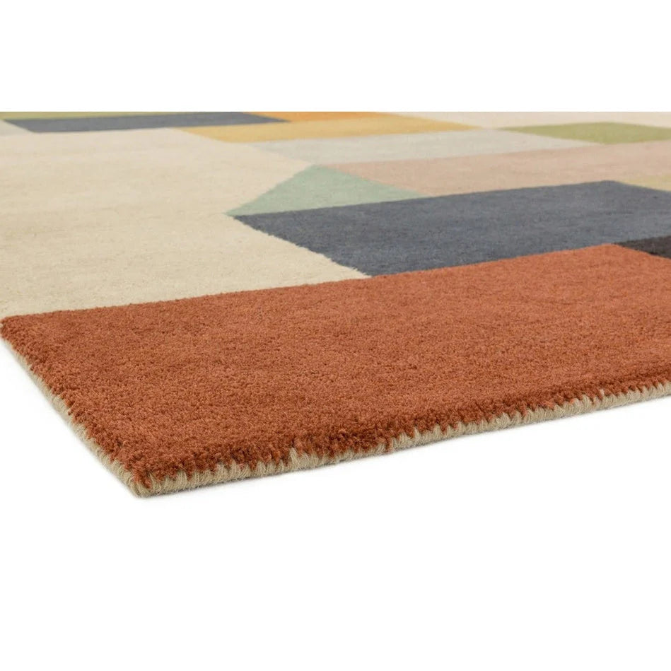 Modern Geometric Hand-Tufted Rug -Bisha Rugs