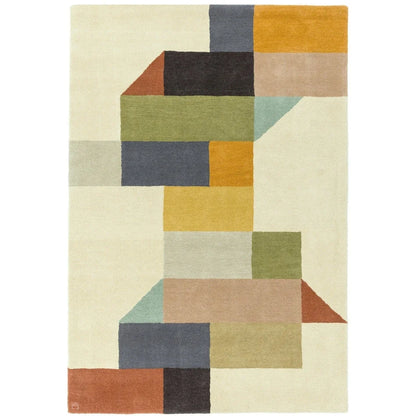 Modern Geometric Hand-Tufted Rug -Bisha Rugs