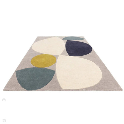 Mid Century Modern Geometric Hand-Tufted Area Rug - Bisha Rugs