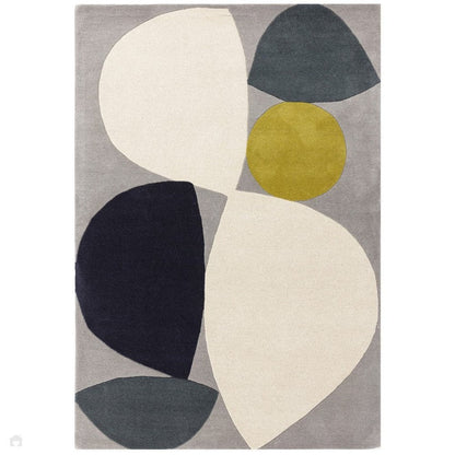 Mid Century Modern Geometric Hand-Tufted Area Rug - Bisha Rugs