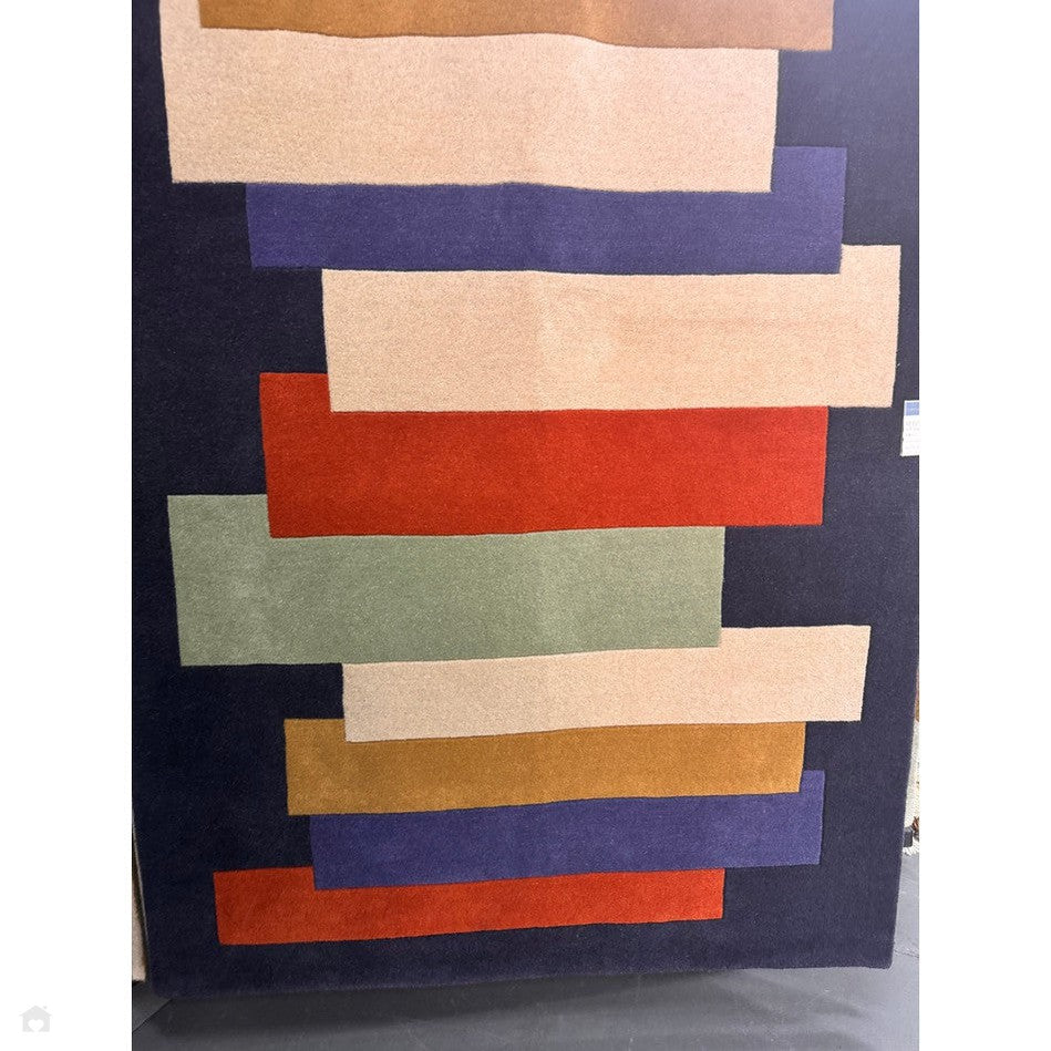 Stacks Modern Geometric Hand Tufted Rug -Bisha Rugs