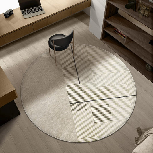 Abstract Contemporary Round Rugs for Luxury Looks-Bisha-Rugs