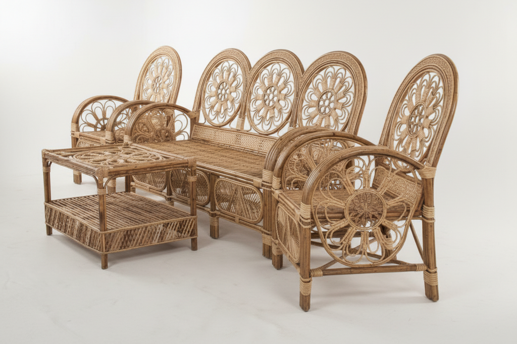 Aura Circular Cane Living Group