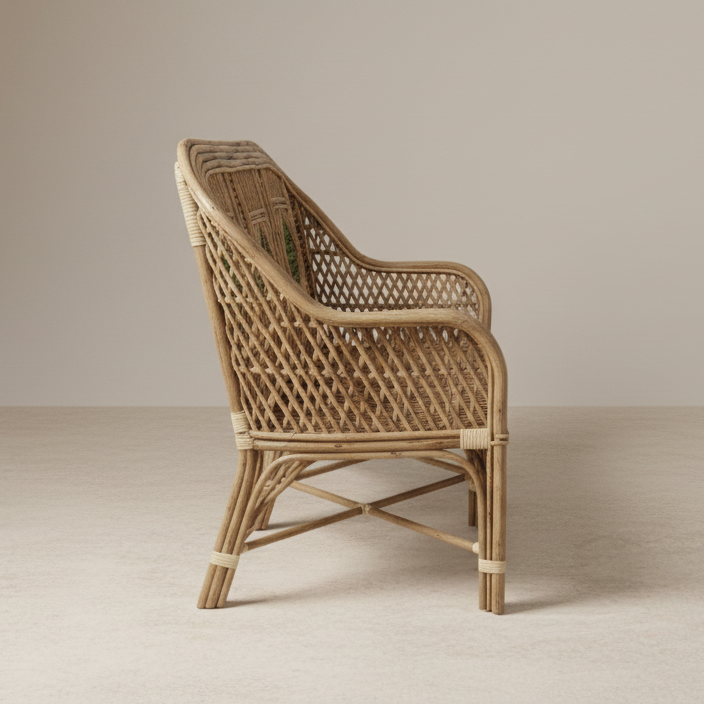 The Artisan Geometric Cane Couch