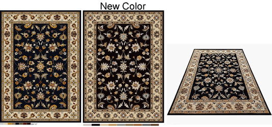 Multicolor Persian Design Wool  Area Rug
