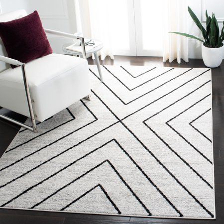 Cross Line Hand Tufted Living Room Rug