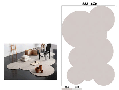 Micky Modern  Design Area Rug