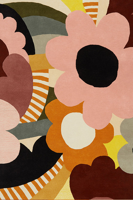 Jumble Garden Modern Design Hand-Tufted Area Rug-bisha-rugs