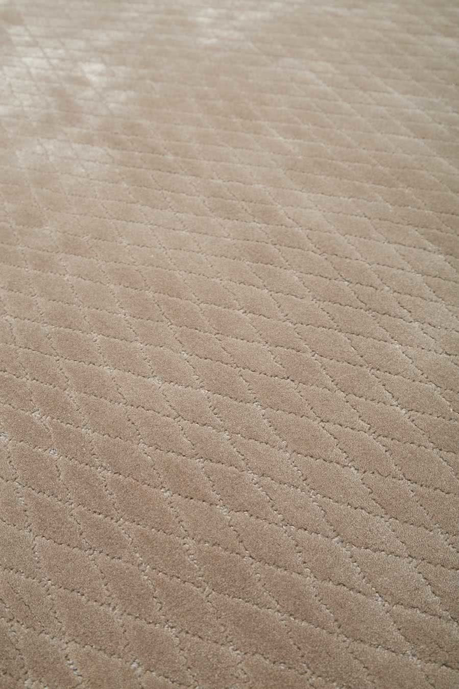 Diamond Velour Cappuccino Beige Color Modern Design Rug-bisha-rugs