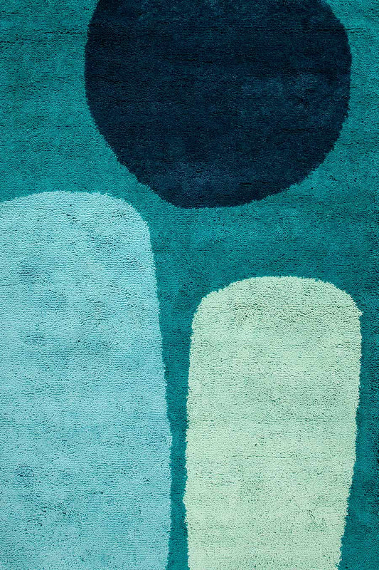 Over The Fence 2 Modern Design Hand-Tufted Rug-bisha-rugs