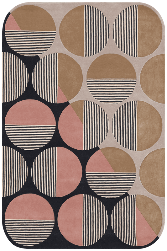 Newton Geometric Design Hand-Tufted Area Rug-bisha-rugs