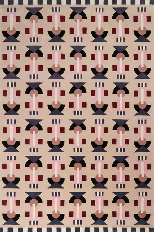 Maja Geometric Design Hand-Tufted Area Rug-bisha-rugs