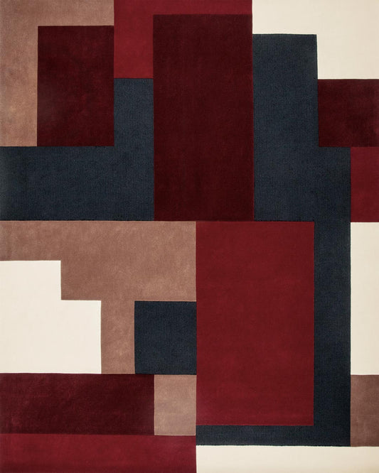 Rene Geometric Modern Hand-Tufted Rug-Bisha Rugs