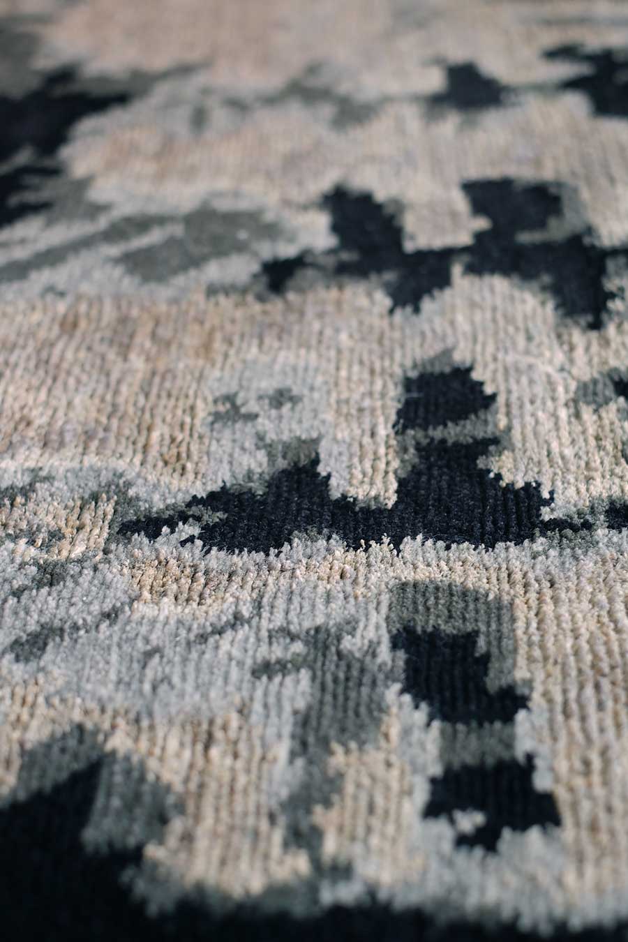 Etched Style Handmade Area Rug