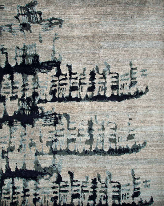 Etched Style Handmade Area Rug