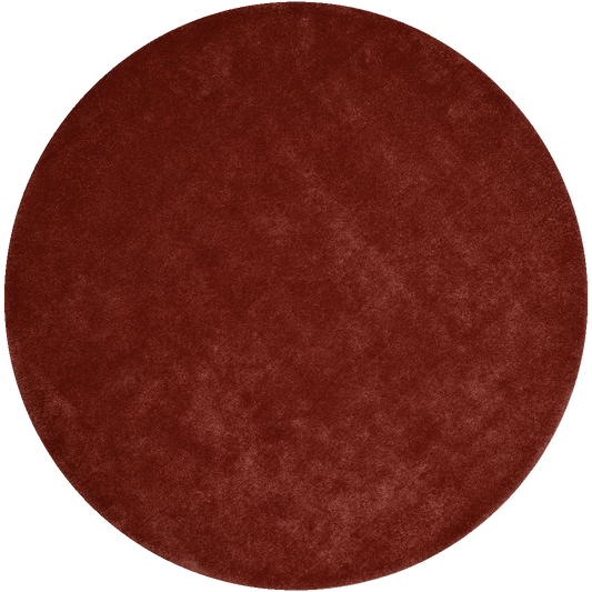 Napoleon Cut Tabasco Red Modern Design Hand-Tufted Round Rug-bisha-rugs