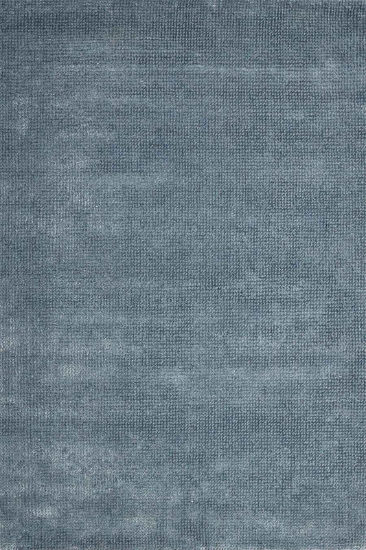 Nickel Denim Blue Color Modern Design Hand-Tufted Rug-bisha-rugs