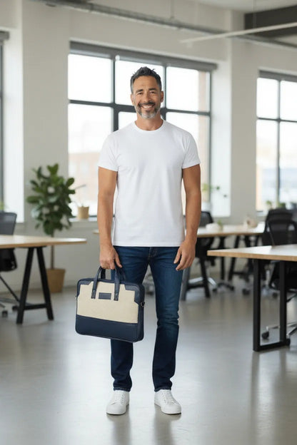 Eco-Friendly Jute Laptop Bag - Sustainable Protection for Your Tech
