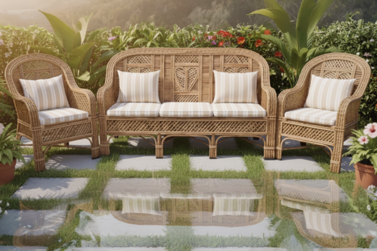The Sweetheart Rattan Lounge Collection
