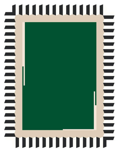Green Modern Design Hand-Tufted Rug For Luxurious Look