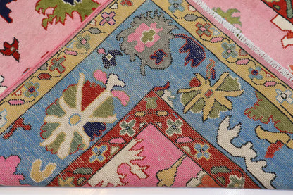 Colorful Oushak  Wool Area Rug