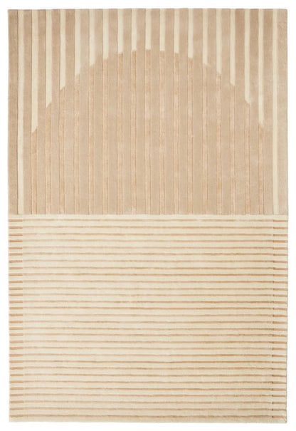 Modern Light Peach Color Hand Tufted Rug-Bisha Rug