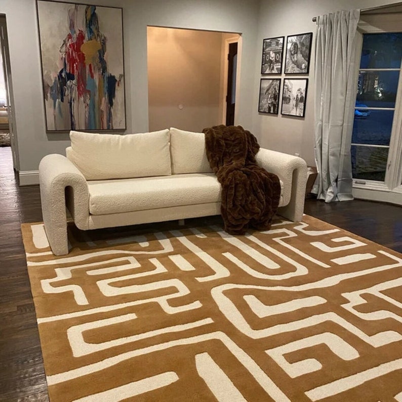 Modern Design Hand Tufted Walker Rug -Bisha Rugs