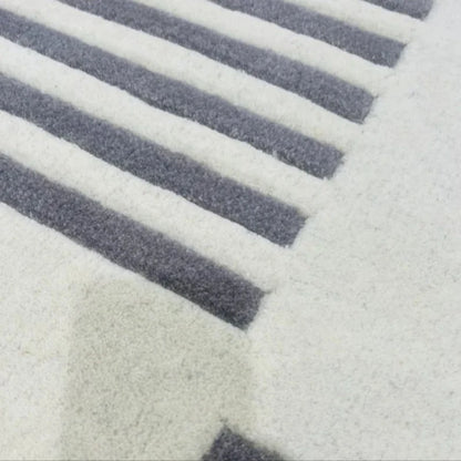 Modern Design Handmade Geometric Rug-Bisha Rugs