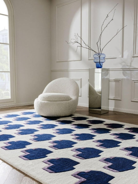 Multicolor Modern Design Hand-Tufted Rug For Stylish Home-Bisha Rugs