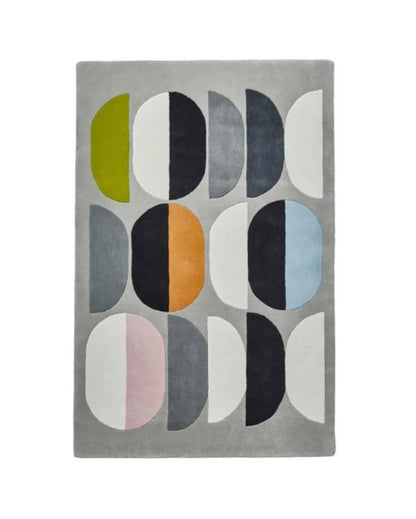 Gray Color Modern Design Hand-Tufted Rugs-Bisha Rugs
