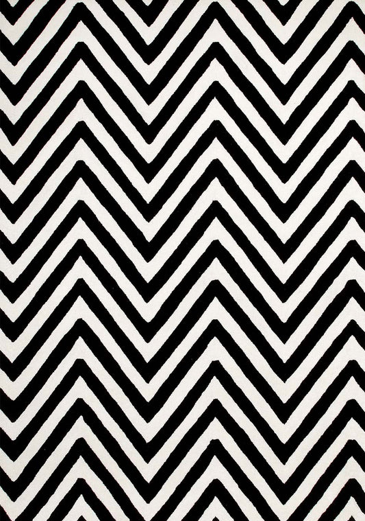 New York Black And White Color Modern Design Hand-Tufted Rug-bisha-rugs