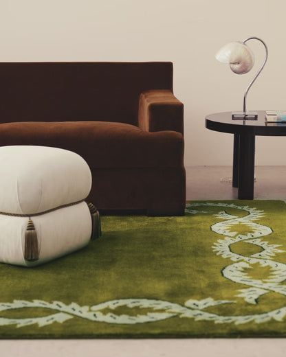 Climbing Vine Modern Design Hand Tufted Rug-Bisha Rugs