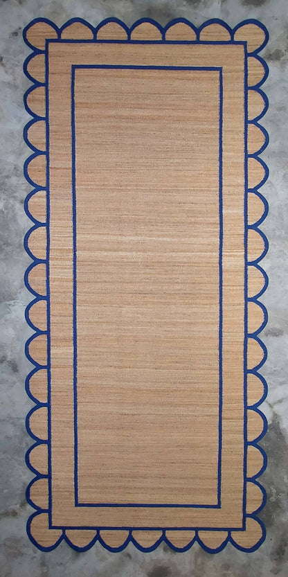 DELUX SCALLOP – INDIGO RUGS