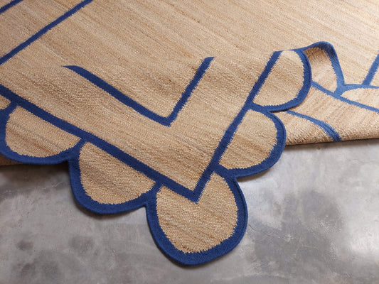 DELUX SCALLOP – INDIGO RUGS
