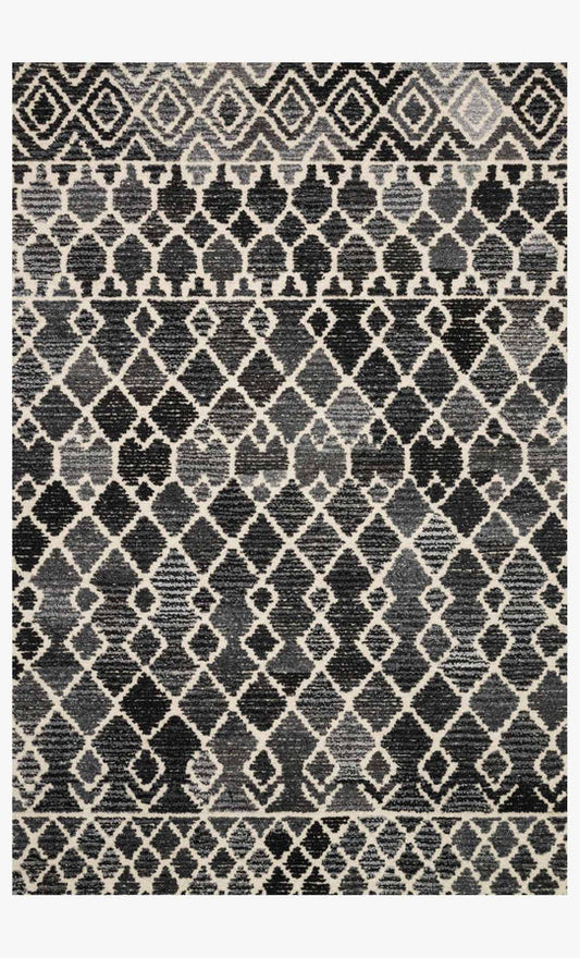 Hand Tufted Charcoal / Ivory Area Rugs