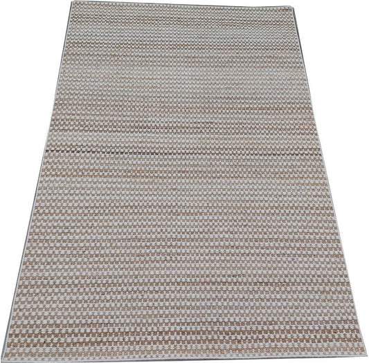 CHEQUERS – NATURAL JUTE & OFF WHITE RUGS