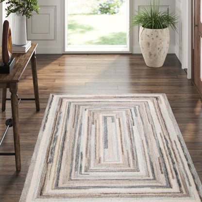 Multicolor Hand Tufted Wool Area Rug