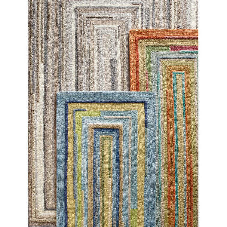 Multicolor Hand Tufted Wool Area Rug