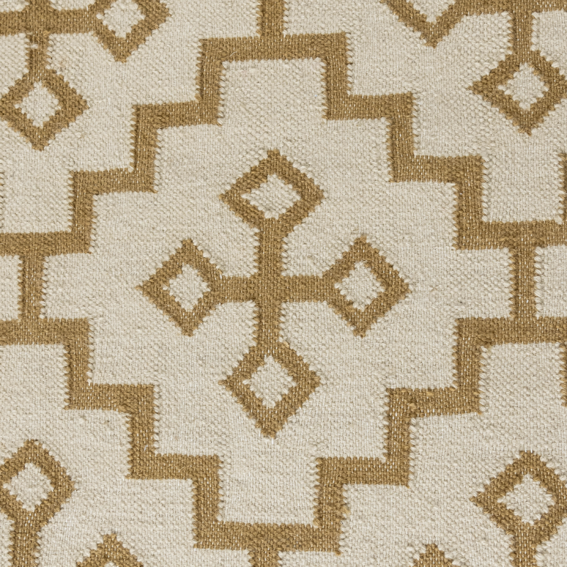 GOLD CROSS FLATWEAVE DHURRIE Handknotted rug