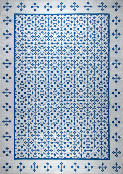 FLEUR – COIN GREY & LONDON BLUE RUGS