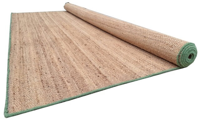 BENGAL – NATURAL JUTE & FERN GREEN RUGS