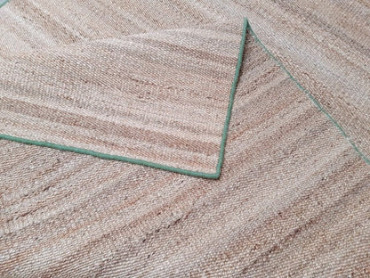 BENGAL – NATURAL JUTE & FERN GREEN RUGS