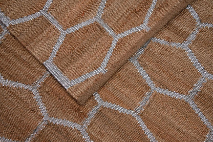 JALI – NATURAL HEMP & SILVER BLING RUGS