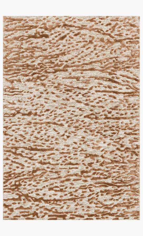 Hand Tufted Oatmeal and Terracotta Area Rug