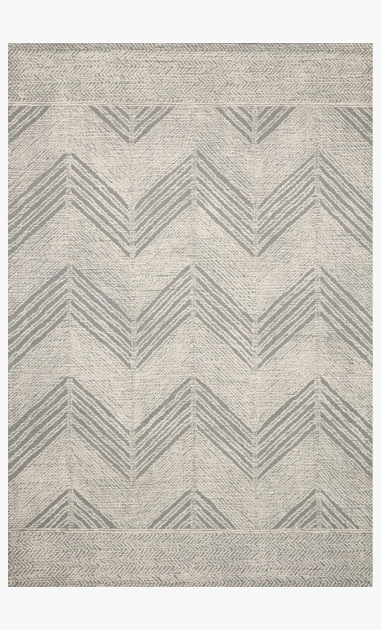 Hand Tufted Grey / Ivory Area Rug