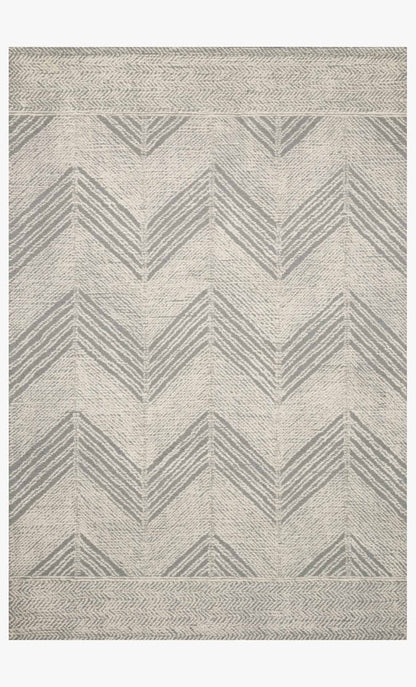 Hand Tufted Grey / Ivory Area Rug