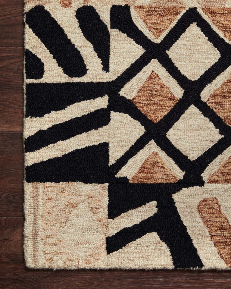 Hand Tufted  Tobacco / Natural Area Rug