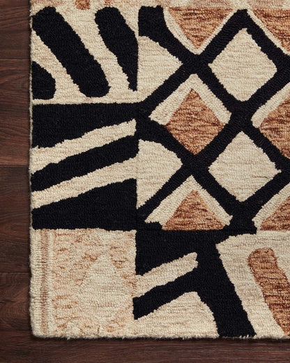 Hand Tufted  Tobacco / Natural Area Rug