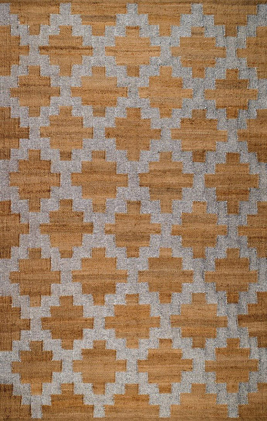 HAVELI – NATURAL HEMP & SILVER BLING RUGS